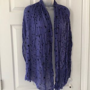 Gap Lilac w/Stars design Shawl, wrap, scarf., sarong, bath-suit coverup  Viscose